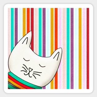 Rainbow Kitty Sticker